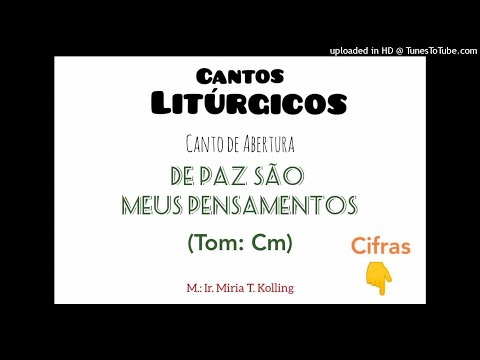 DE PAZ SÃO MEUS PENSAMENTOS - CATÓLICA
