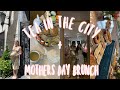 Weekend vlog: Tea in the city + Mothers Day brunch ! (36 weeks pregnant)