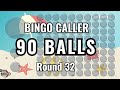 🏖️ 🏖️ 🏖️  BEACH BINGO CALLER - 90 BALL - ROUND 32