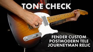 Video thumbnail for TONE CHECK: Fender Custom Shop Postmodern Telecaster Journeyman Relic Demo | Cream City Music by Cream City Music