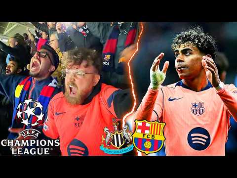 Newcastle vs. FC Barcelona - UCL Stadionvlog 😡 | LAMINE RETTET DEN VOLLBRUCH | ViscaBarca