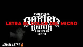 Cartel De Santa - Dolor Del Micro (Letra🔥)