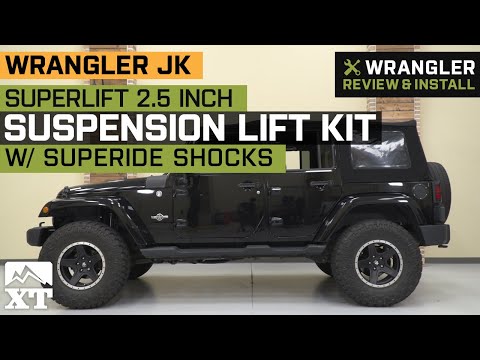 Jeep Wrangler JK 4-Door SuperLift 2.5 in. Suspension Lift Kit w/ Superide Shocks Review & Install