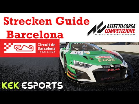 Tipps und Tricks auf Barcelona | Track Guide | Audi R8 | Assetto Corsa Competizione |