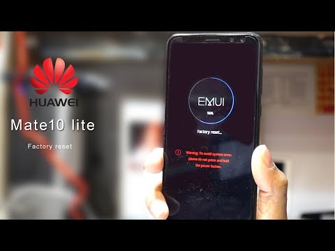 Huawei Mate 10 lite hard reset [ wipe data factory reset]