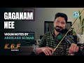 GAGANAM NEE  (KGF Chapter 2) - Violin cover by Abhilash Kumar