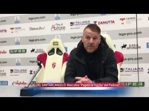 CALCIO, SANTARCANGELO: Marcolini "Pagato la fisicità del Padova" | VIDEO
