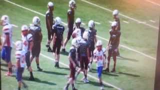 preview picture of video 'Ethan's (#34) highlights from Jenks Maroon win over Bixby. 8-20'