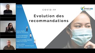 Webinaire Covid 19 - Gestion des cas et évolution des recommandations - AMETRA06