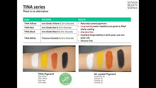 New Natural Pigment Product-TINA series- at the First Webinar in 2023!