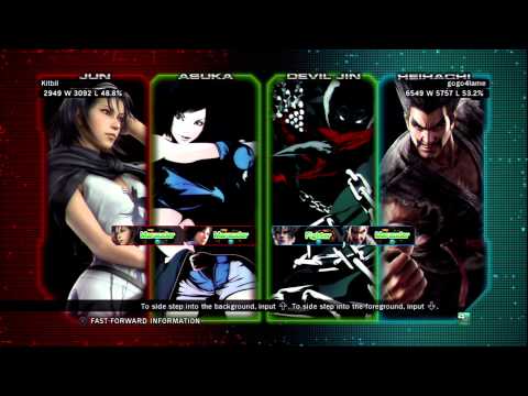TTT2 Online Gameplay - Asuka and Jun Kazama