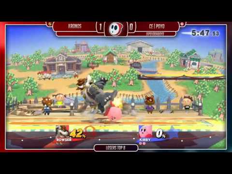 Sweet Spot 3 - Losers Top 8 - Kronos (Bowser) vs. cE Poyo (Luigi, Kirby)