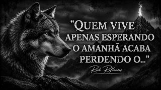 O Lobo e a Chama da Montanha | Fábula - A busca obsessiva pelo impossível