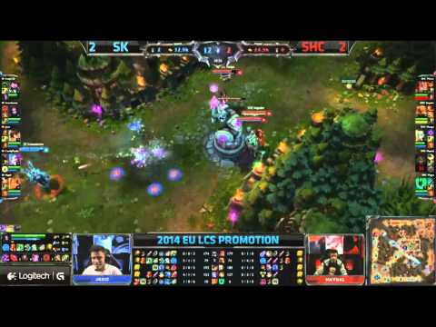 2014 LCS Promotion: SK vs SHC: SK Jesiz kills SHC Haydal while shopping