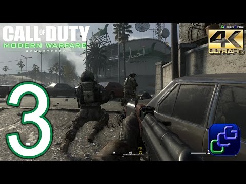 CALL OF DUTY 4 Modern Warfare Remastered PC 4K Walkthrough - Part 3 - Act 1: Charlie Don't Surf