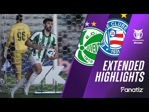 Juventude vs Bahia 1-1 I Game Highlights I Brasileirão 2025