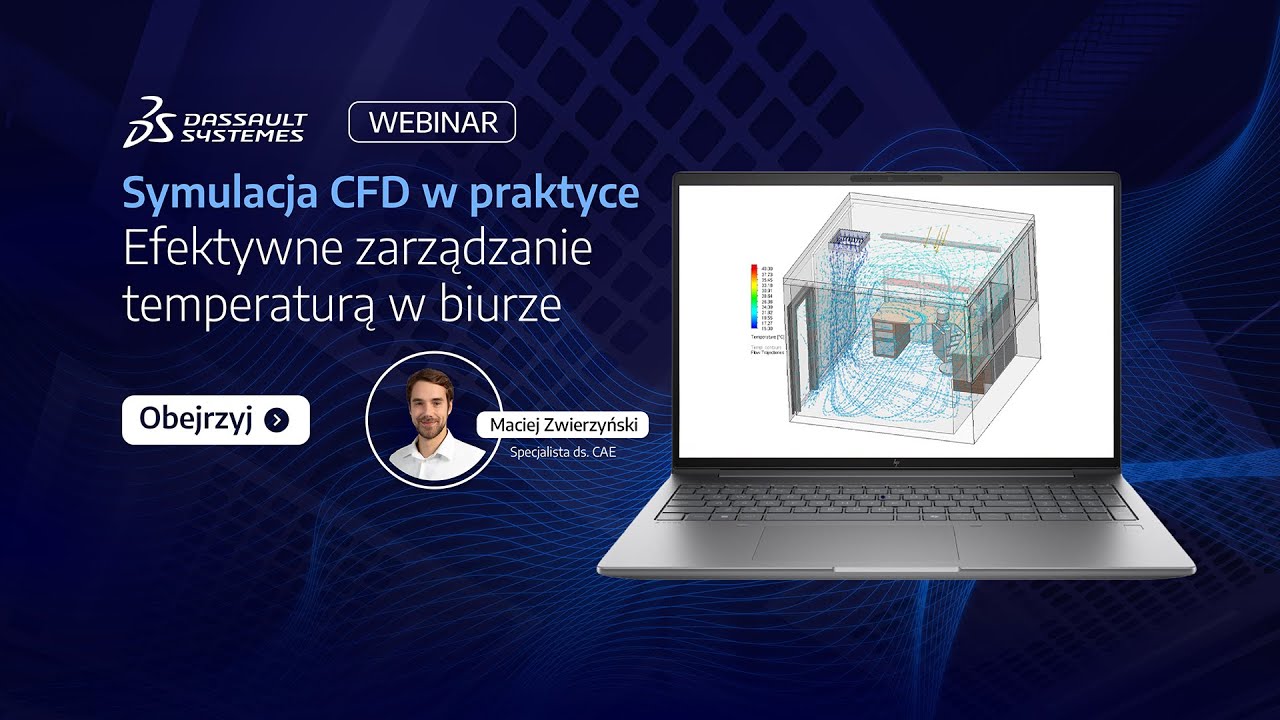 CFD w praktyce: efektywne zarządzanie temperaturą w biurze | DPS Software