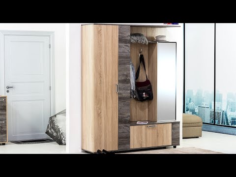 Шкаф прихожая 4Д коллекции Виза 17, в деталях