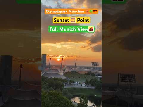 Olympiapark München????| Germany????????|Bavaria| #olympiapark#sunset #cityview #olympics #munich????????????