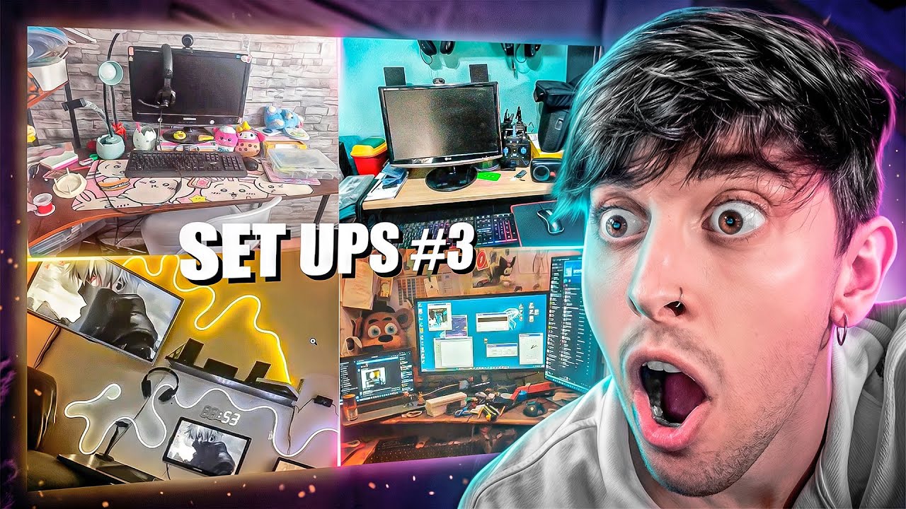REACCIONANDO A SET-UPS DE MIS SUSCRIPTORES #3 | Robleis