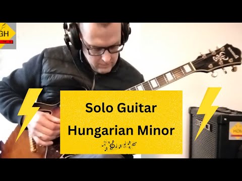 Solo Guitar Hungarian Minor
