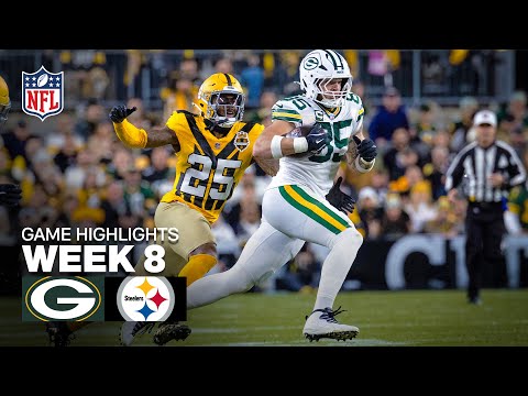Green Bay Packers vs Pittsburgh Steelers Game Highlights | 2025 NFL Season Week 8