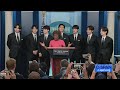 BTS At White House Press Briefing
