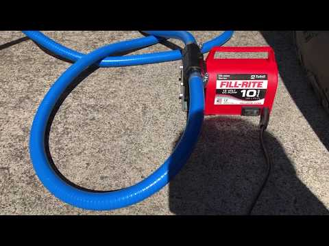Portable-Fill Rite Diesel Fuel Pump