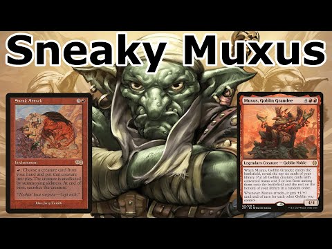 SNEAK ATTACK MUXUS!  Legacy Goblin Tribal with Sneak Attack Muxus Combo (MTG Tribal Deck)