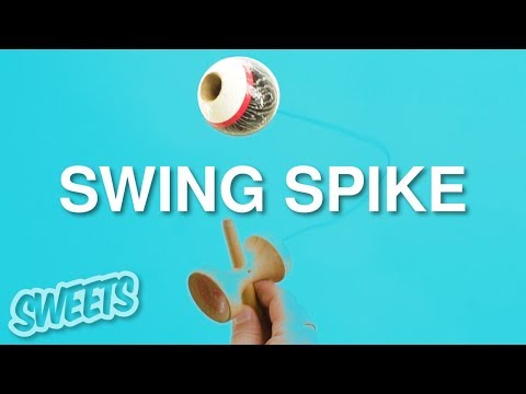 How to SWING SPIKE - Kendama Trick Tutorial - Sweets Kendamas