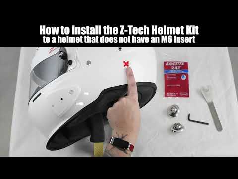 How to Install the Z-Tech Helmet Kit to your Helmet