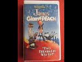 Opening To James And The Giant Peach VHS 1996