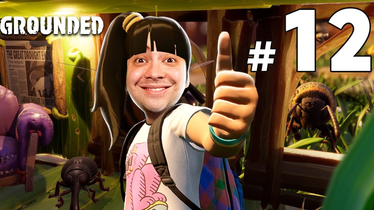 alanzoka jogando Grounded com os amigos - Parte #12