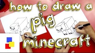 How To Draw A Pig From Minecraft