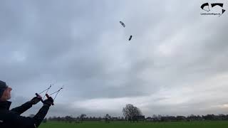 Teamflug mit Spiderkites Lycos Competition 1.8 und 2.2