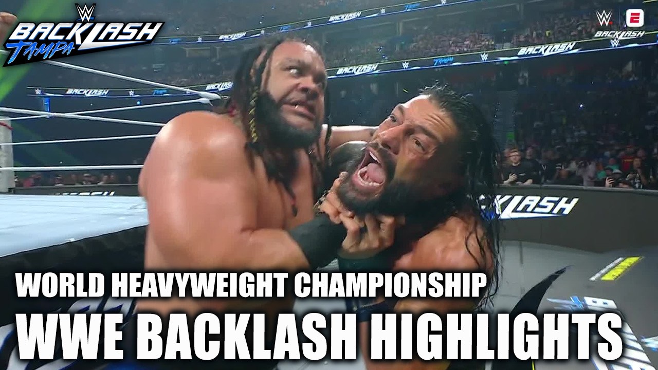 World Heavyweight Championship: Roman Reigns vs. Jacob Fatu | Backlash Highlights | WWE on ESPN