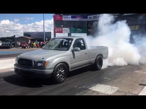 K24 Powered Toyota Tacoma ripping an 8.78 @ 157mph 1/4 Mile Pass