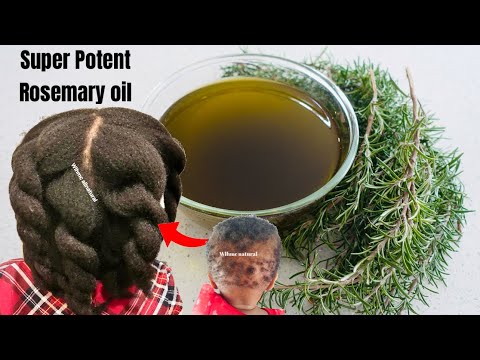 The ONLY Strongest POTENT Rosemary Oil you will ever use for x10 faster hair growth