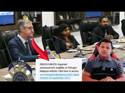 New announcement from UNHCR Malaysia for Refugees and Asylum Seekers by Nurkamal 360 #Rohingya