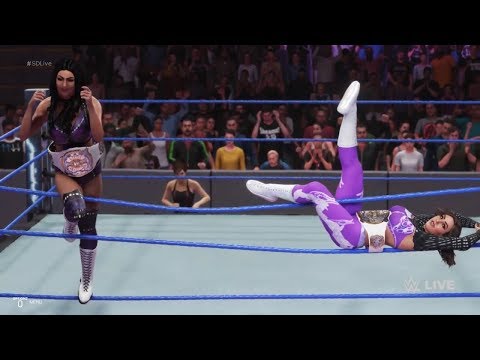 WWE 2K19 - Molly Holly with Victoria VS Billie Kay with Peyton Royce