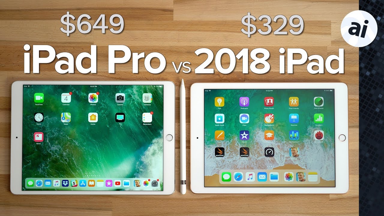 2018 iPad vs 2017 10.5" iPad Pro - Ultimate Comparison