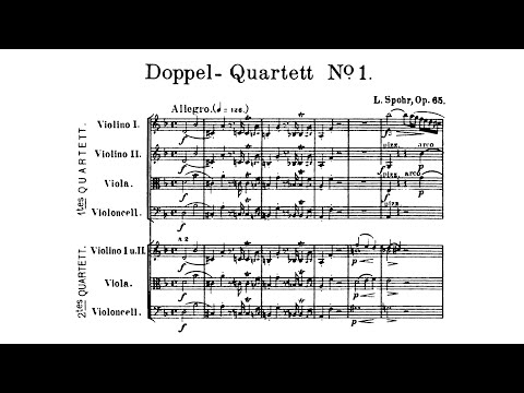 Louis Spohr – Double String Quartet No.1, in D minor