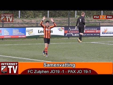 Samenvatting FC Zutphen JO19-1  - PAX JO19-1 (4-2)