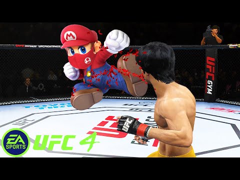 UFC4 Bruce Lee vs Super Mario EA Sports UFC 4 - Epic Fight