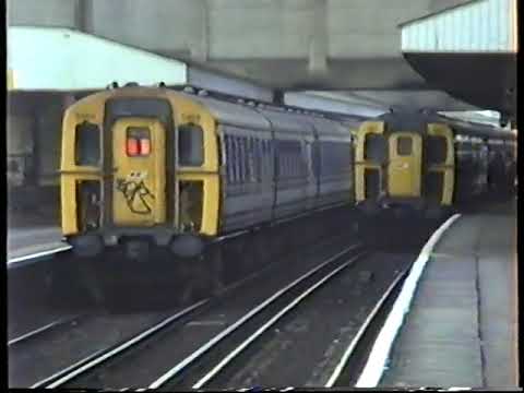 British Rail Network SouthEast 1990-Woking with Class 47, 50, 442 & Southern Region Slam Door EMUs