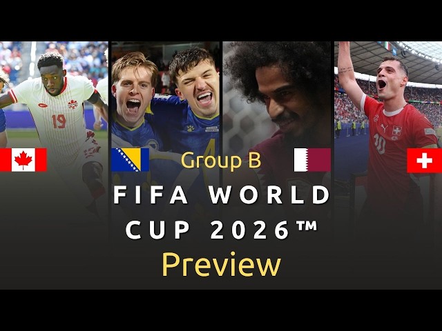 Group B Preview | The Greatest Show on Earth | FIFA World Cup 2026
