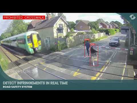 AI detection of unauthorised pedestrian crossings