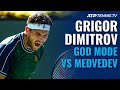 Grigor Dimitrov GOD MODE vs Medvedev | Indian Wells 2021 Highlights