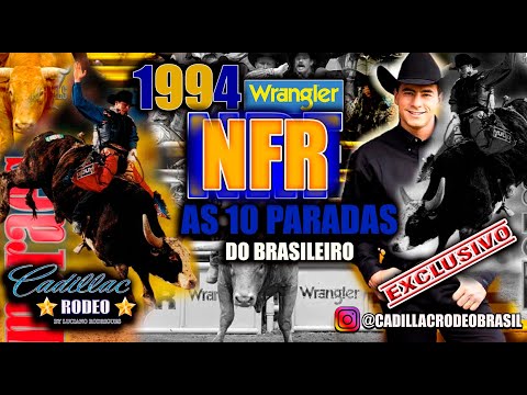 ADRIANO MORAES AS 10 PARADAS NOS TOUROS DA NFR EM 1994 #festadopeão #rodeioemtouros #rodeioaovivo