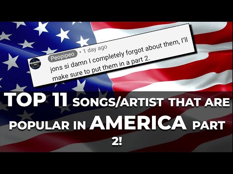 Top 11 Most Popular Songs/artists From Eurovision In United States p2 | THE UNITED STATES OF AMERICA